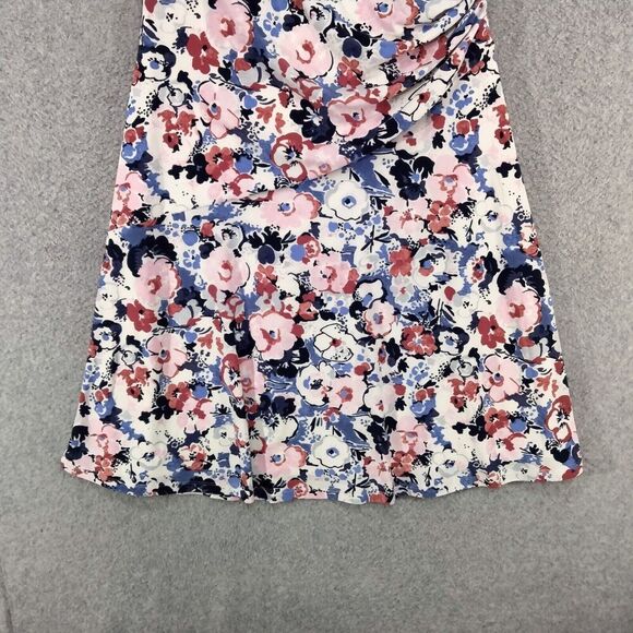 Lauren Ralph Lauren Faux Wrap Dress Womens Size 8 Multicolor Floral Sleeveless - Picture 3 of 12